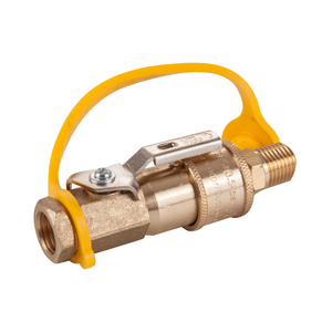 Conector Rápido NPT Macho y Hembra para Reguladores de Presión de Gas Natural, Propano y GLP Modelo XQ14 para Calentador/Estufa/Parrilla - Product Image 4