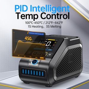 Station de soudage intelligente PID FNIRSI DWS-200 200W - Ensemble de 9 embouts F245+F210, contrôle numérique de la température pour la réparation électronique/soudage de circuits imprimés - Product Image 3