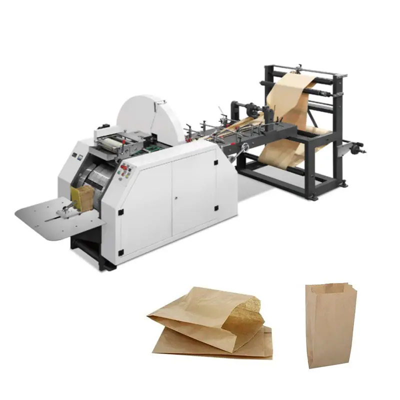 Automatic Economy Type Food Paper Bag Making Machine With Factory Price