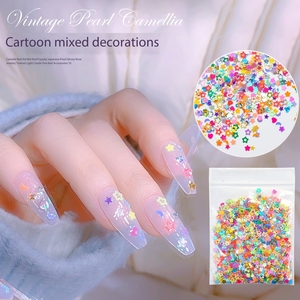 Accessoires de nail art DIY en gros, autocollants 3D scintillants et colorés en forme d'étoiles, fourniture d'usine, 5000 pièces par paquet - Product Image 6