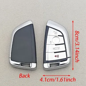 Guscio di Ricambio in Plastica per Chiave Auto con Telecomando per F10/F20/F30/F48/X1-X5 OLIVER, Custodia Vuota per Chiave Intelligente a 3/<span class=keywords><strong>4</strong></span> Pulsanti - Product Image 4