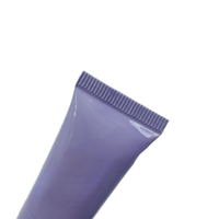 Tube cosmétique 30ml 50ml 70ml, tube en plastique à presser, bouchon à vis double couche en acrylique plaqué or 25mm, essence de lavande, logo personnalisé