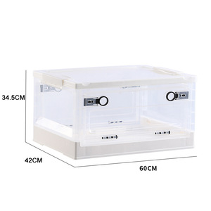 Guaranteed quality proper price transparent box storage stackable large plastic