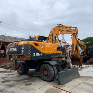 Excavatrice sur pneus d'occasion HYUNDAI R210W-9 en stock avec peinture d'origine, excavatrices d'occasion HYUNDAI 210W-9 210W-7 HW210 210W - Product Image 1