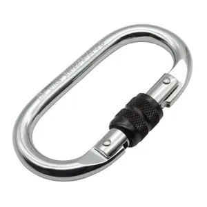 Xúc Tiến bán hàng tùy chỉnh CE tải cao mang an toàn leo núi Carabiner móc tự động khóa thép Carabiner