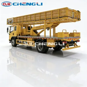 Vehículo Profesional FAW 4x2 con Plataforma Hidráulica para Inspección de Puentes, Camión para Trabajos de Mantenimiento de Carreteras y Autopistas - Product Image 4