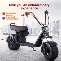 Scooter Eléctrico X9 sin Escobillas de 1500W para Adultos, Neumáticos Grandes, Batería de Litio, Scooter Eléctrico para Dos Personas, Alcance de 50km, Venta al Por Mayor, CE