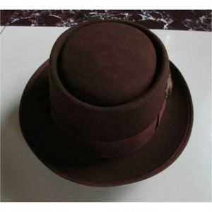 Chapeau H631 unisexe en laine pour adulte, style hamburger, pour homme, idéal pour les fêtes et l'église, casquette Fedora en feutre de laine - Product Image 5