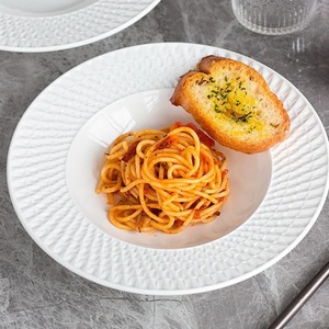 Sáng tạo Gốm hộ gia đình món ăn thiết lập Twirl súp tấm nổi xào tấm mì ống salad bát bát súp - Product Image 2