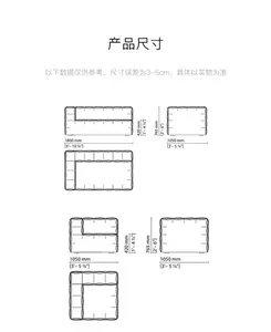 2024 Youtai, современный диван из овечьей шерсти для гостиной, небольшой домашний тканевый модульный диван для отдыха