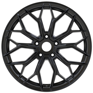 Jantes forgées JWYC 17-24 pouces 5x112 5x120 6061-T6, finition noir satiné, concaves profondes, compatibles avec BMW M Audi <span class=keywords><strong>RS</strong></span> - Product Image 3