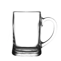Mug à bière en verre transparent gaufré à motif bulles avec poignée, fond épais, tasse à boire, logo personnalisé, pour bar, maison, fête, vente en gros