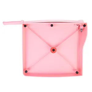 ZEQUAN Pink A4 Guillotine Photo Paper Cutter Heavy Duty 12 Inch Professional Manual Paper Trimmer