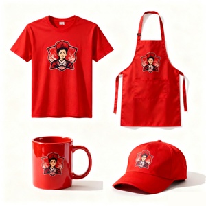 Conjunto de Camisetas de Poliéster de Manga Corta, Transpirables y Ecológicas con Logotipo Personalizado - Regalos Promocionales Empresariales para el Verano - Product Image 1