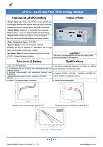Almacenamiento de energia en el <span class=keywords><strong>hoga</strong></span> LiFePO4 51V100Ah etc pour batterie ESS - Product Image 5