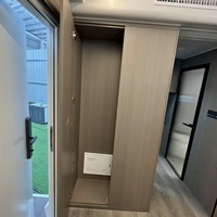 Luxe 2 Chambres Modulaire Préfabriqué Espace Capsule Maison Petite Maison Cabine En Acier Étanche Conteneur Maisons
