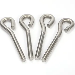 OEM Anchor Bolt J Type M8 J-Bolt Heavy Duty TypeHook Bolts Stainless steel Anchor Hook with Square Nuts