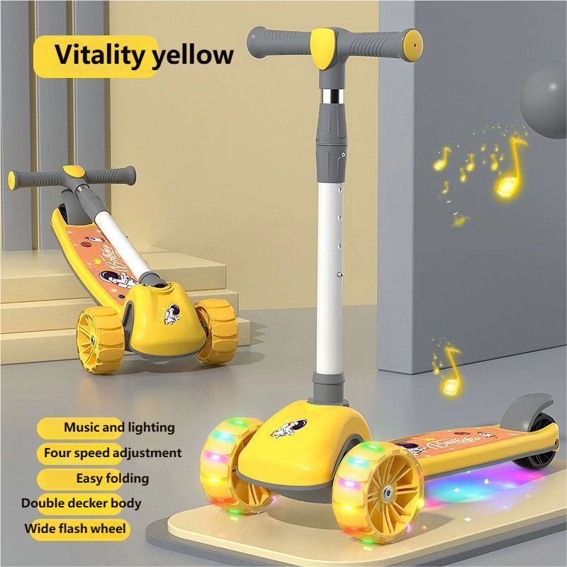 Yellow, no seat, with music