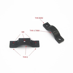 Support de tube de projecteur LED pour véhicule électrique Clip de phare externe de moto Boucle fixe Pince de pare-chocs Services de fabrication - Product Image 2