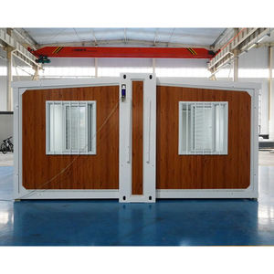 Casa de contenedores expandible plegable de lujo de 20 pies Listo para vivir Villa plana prefabricada Granny para edificio de oficinas Centro comercial Uso en hoteles - Product Image 3