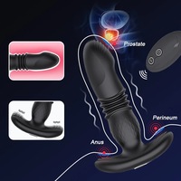 Masseur de prostate sans fil à télécommande pour hommes Delove, plug anal rétractable, appareil pour orgasme, jouets sexuels