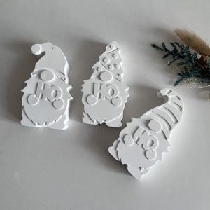 Christmas Dwarf Silicone <b>Mold</b> 3Pc Set For Plaster Epoxy <b>Candle</b> Making Craft Tools - Product Image 4