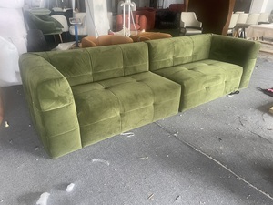 Divano Sezionale Reclinabile a Tre Posti Disen <span class=keywords><strong>in</strong></span> <span class=keywords><strong>Velluto</strong></span> con Struttura <span class=keywords><strong>in</strong></span> Legno, Stile Moderno e Silenzioso, Eco-Friendly e Rinfrescante - Product Image 6