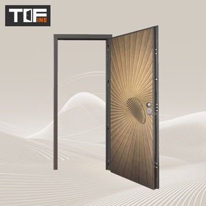 Porte extérieure en acier de sécurité écologique de style italien approuvé CE à prix compétitif - Product Image 2