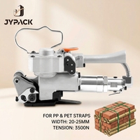 Outil de cerclage pneumatique robuste A25 pour le cerclage de palettes en entrepôt, soudage par friction PP PET 20-25 mm, alimenté par air comprimé