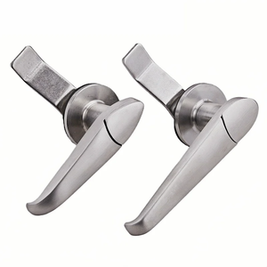 Stainless Steel Handle <b>Lock</b> for Outdoor Electrical Switch Cabinet Equipment Door Rainproof Hand Operated <b>Box</b> <b>Lock</b> - Product Image 1