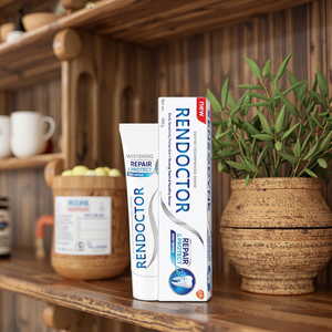 Dentifrice à la menthe pour dents sensibles, soin buccal quotidien avec des ingrédients naturels, usage domestique pour adultes, blanchiment des dents, taille standard - Product Image 4