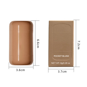 Private Label 6 Cores Bolso Blush Cheek Natural Impermeável Longa Duração Cruelty Free Custom Logo Creme Blush Stick - Product Image 6