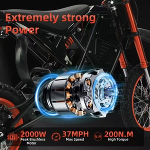 EEDA YS01 <span class=keywords><strong>Moto</strong></span> Elettrica <span class=keywords><strong>Fuoristrada</strong></span> per Giovani con Motore Mid-Drive, Velocità Massima 55km/h, Pit Bike Elettrica per Adulti, Veicolo da Fango - Product Image 5