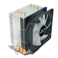 New Heatsink 90mm 4 Heat Pipe 1200 CPU Cooler Budget Tower Cooler with PWM Fan Low Noise & High Airflow for Intel 1700/AMD