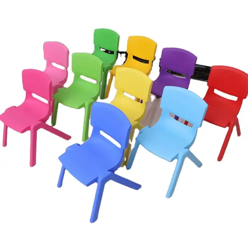 JuSheng Chaises Moulées en Plastique Empilables de Haute Qualité pour Enfants