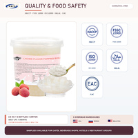 Bolas de Jugo de Arándano y Manzana Verde Listas para Usar, No Requiere Cocción, Certificación HACCP, OEM Disponible para Té de Burbujas
