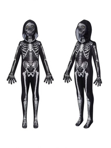 Nouveau Halloween vente en gros OEM Original usine horreur <span class=keywords><strong>filleul</strong></span> Costume ensemble-faucille, Cosplay fête Costume mal squelette combinaison - Product Image 6