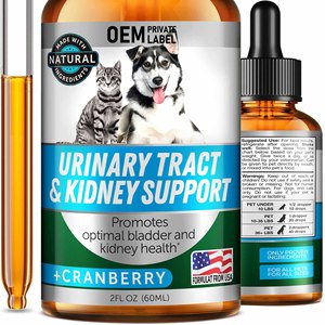 OEM ODM Gouttes de vessie de canneberge pour chiens et chats Soutien des voies urinaires Force des reins Supplément liquide à base de plantes pour chien - Product Image 6
