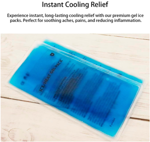 Paket es Gel panas & dingin yang dapat digunakan kembali untuk cedera nyeri nyaman-tujuan ganda kompres dingin & Pak panas perawatan yang ditargetkan Gel - Product Image 6