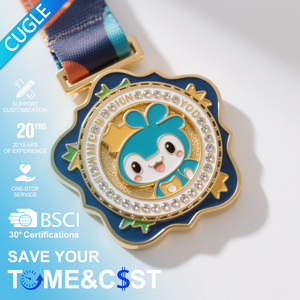 Religioso católico logotipo personalizado carrera balón de fútbol maratón carnaval Rugby Casino Anime <span class=keywords><strong>Fun</strong></span> Run Metal medalla y trofeo - Product Image 1