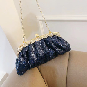 Wholesale Bling Sequin Designer Small Jelly Women's Handbag <b>Cross</b> <b>Chain</b> Shoulder Purse and Bags Ladies Luxury Party Bags - Product Image 4