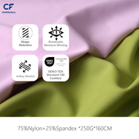 Tissu en nylon anti-boulochage pour leggings, vêtements de yoga, vêtements d'extérieur, entraînement de danse et vêtements de sport