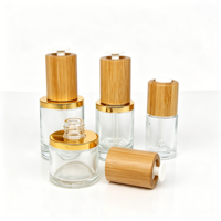 Flacon compte-gouttes en verre dépoli vide pour huile à cuticules, huile essentielle, huile corporelle – 30 ml, 50 ml, 100 ml