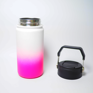 Bouteilles d'eau isothermes en acier inoxydable personnalisées avec logo, sans BPA, Jiahe 024, 12-24h, vert <span class=keywords><strong>lavande</strong></span>, noir, pour voyage. - Product Image 3