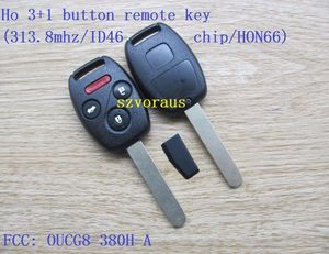 Bán buôn xe phím 3 + 1 nút từ xa key (313.8MHz/id46 chip/hon66) cho h-onda - Product Image 2