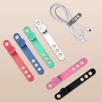 Nouveau design 2025 : Organisateur de câbles à ventouse portable, 13 cm de longueur, gestion de câbles réglable
