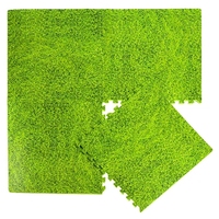 Tapis de protection en mousse EVA élégant pour enfants, tapis puzzle en mousse EVA, gazon artificiel pour enfants, fabricant coopératif, protection de sol, tatami Jiu Jitsu