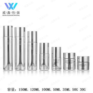 Prix bon marché de haute qualité soins de la peau crème pour le visage ensemble de bouteilles de lotion bouteille en verre rechargeable - Product Image 2