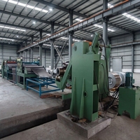Machine de découpe à longueur de bobines d'acier entièrement automatique, ligne de découpe à longueur de métaux, ligne de découpe à longueur multi-échiquetage