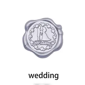 为婚礼请柬和纸定制您自己的标志蜡封邮票